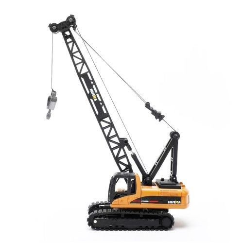 Crawler Crane Construction Vehicle All Metal 1:50 Scale Model - 050237017203