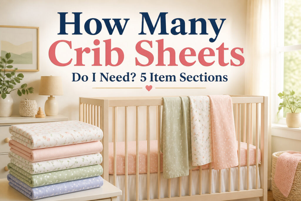 How Many Crib Sheets Do I Need? 5 Item Sections for 2026