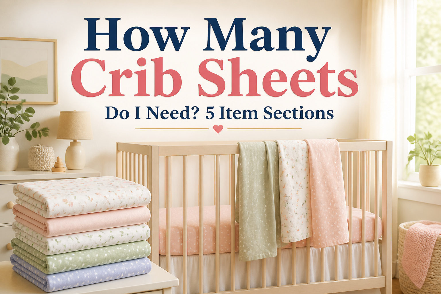 How Many Crib Sheets Do I Need? 5 Item Sections for 2026